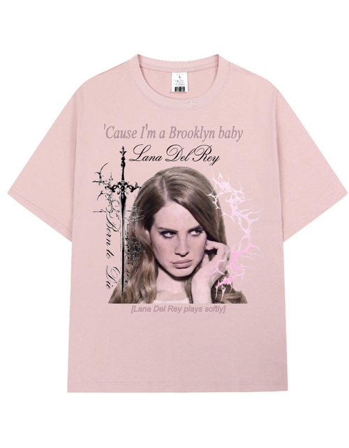 HĀN Official Brooklyn Baby #3 from Gods & Grims Collection, front view of the exclusive graphic T-shirt design.