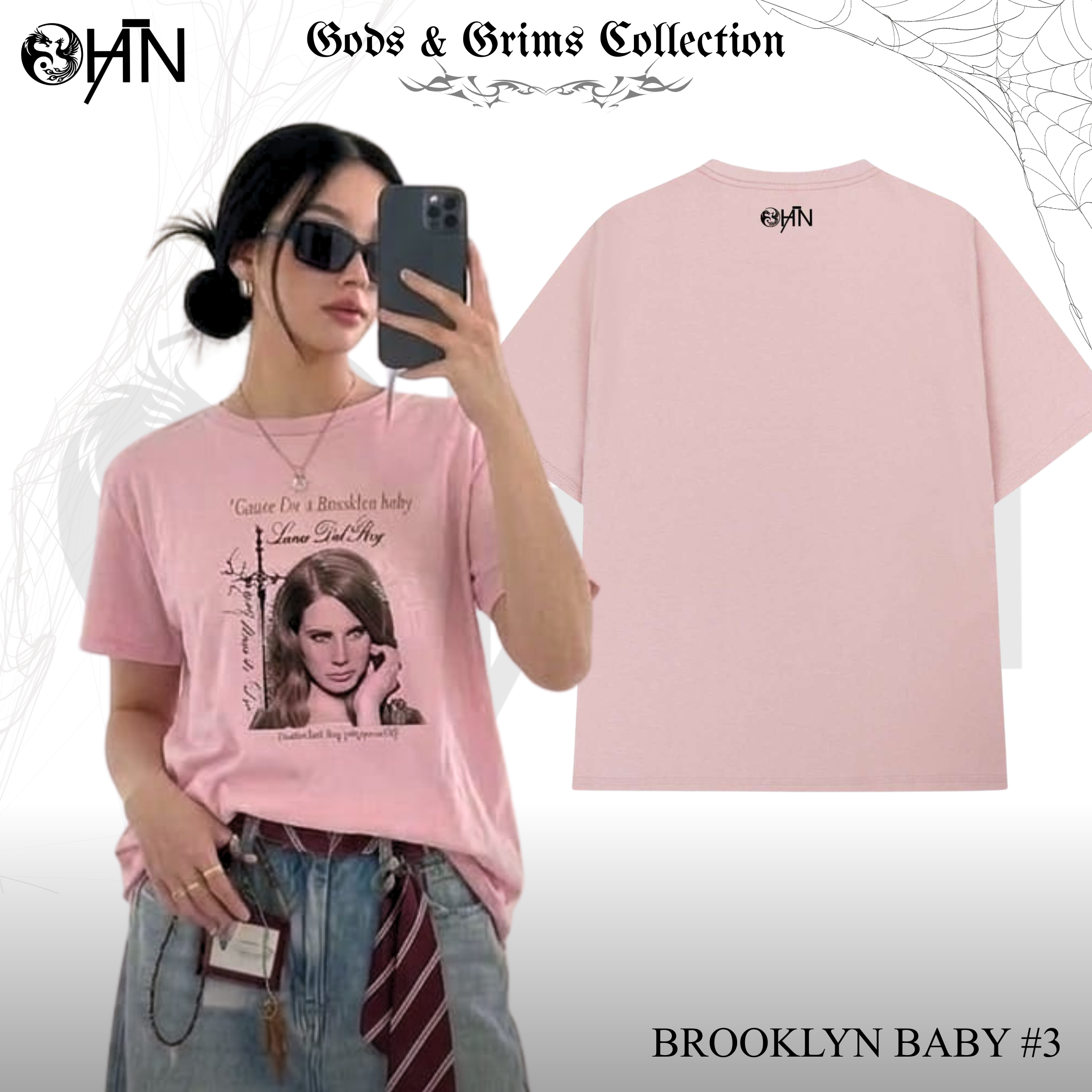 Pre-order Brooklyn Baby #3 action figure from HĀN Official's Gods & Grims Collection, featuring detailed character design.