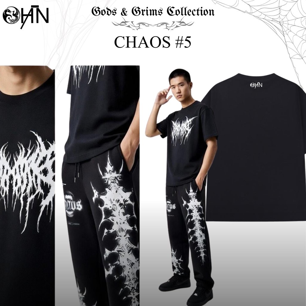 Pre-order Chaos #5 from HĀN Official's Gods & Grims Collection, featuring detailed dark fantasy artwork.