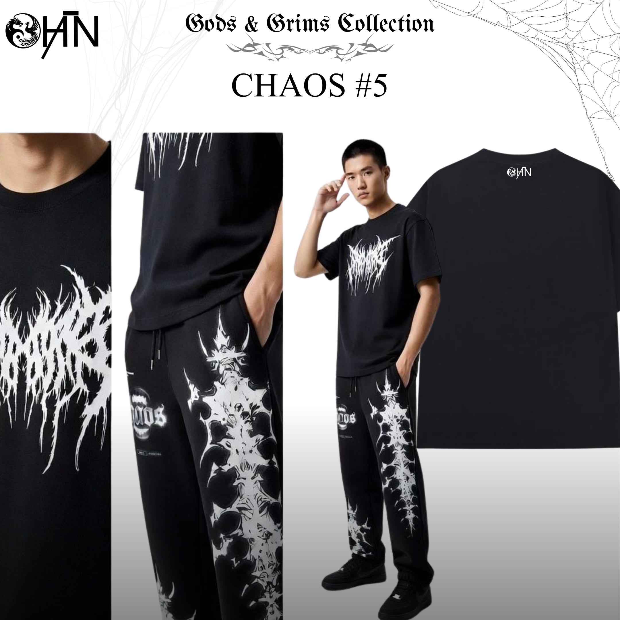 Pre-order Chaos #5 from HĀN Official's Gods & Grims Collection, featuring detailed dark fantasy artwork.